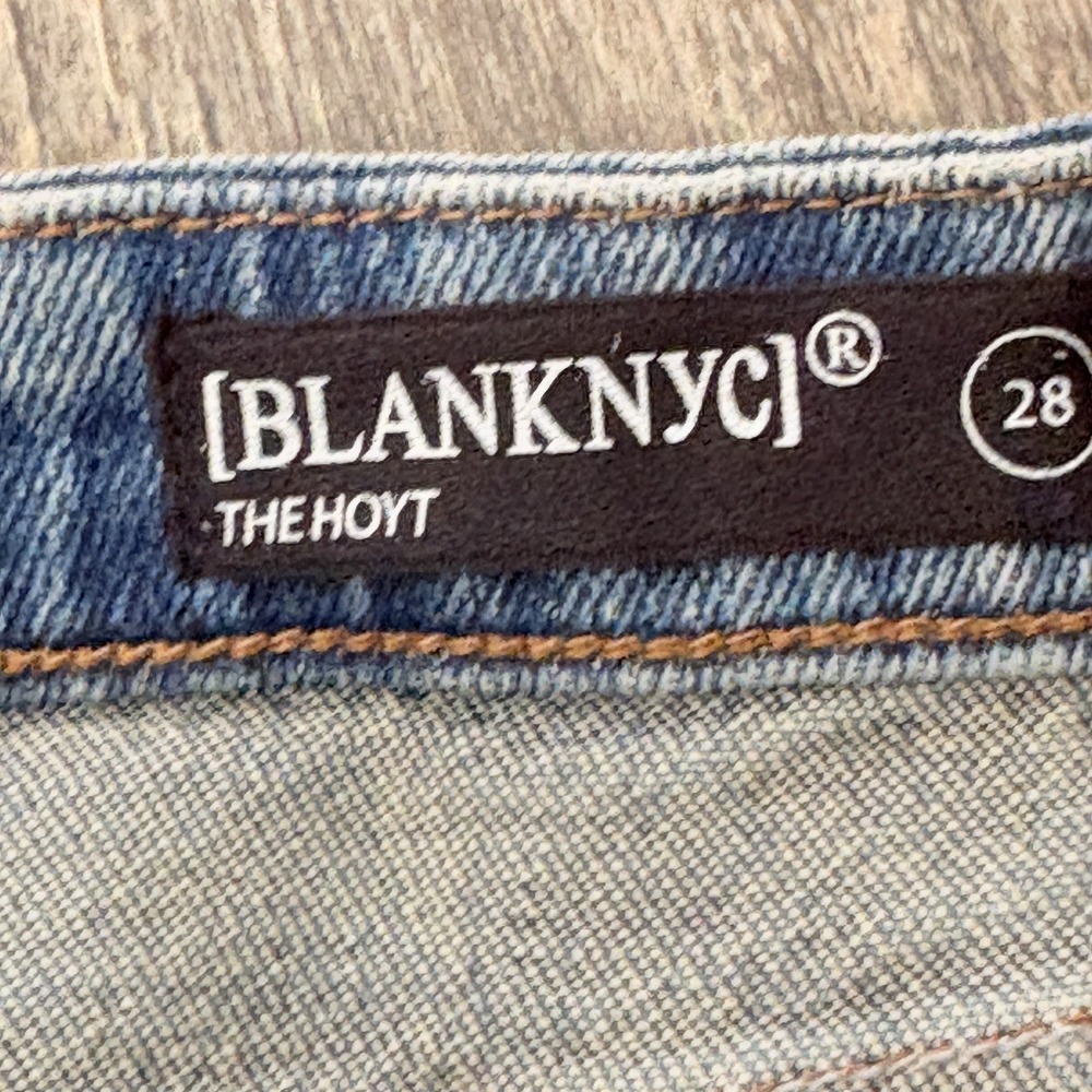 NEW BLANKNYC Jeans Womens 28 Hoyt High-Rise Mini Flare 29x33 - Picture 13 of 16